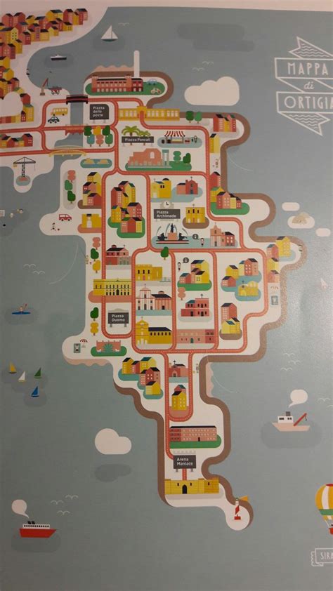 a map of the town is shown on a wall