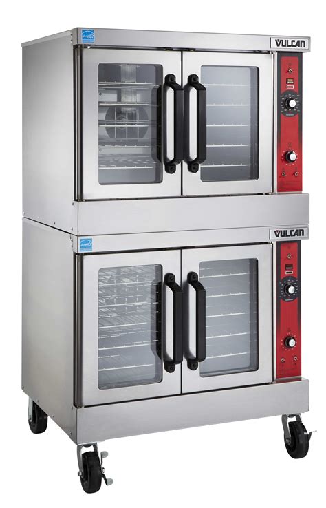 Vulcan VC44ED Double Deck Full Size Electric Convection Oven with Solid ...