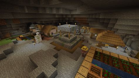 Underground village - Minecraft Seeds