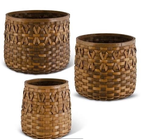 Chipwood Woven Baskets (3 Sizes) – Gourmet Works