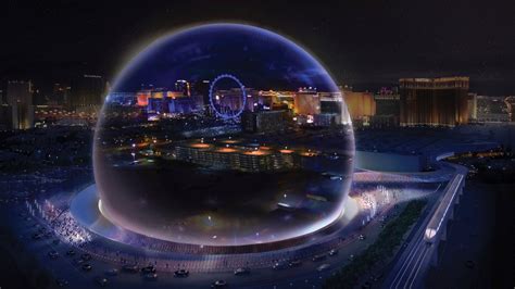 Die The Sphere Konzerthalle in Las Vegas