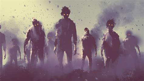 Zombie Art Wallpapers and Backgrounds 4K, HD, Dual Screen