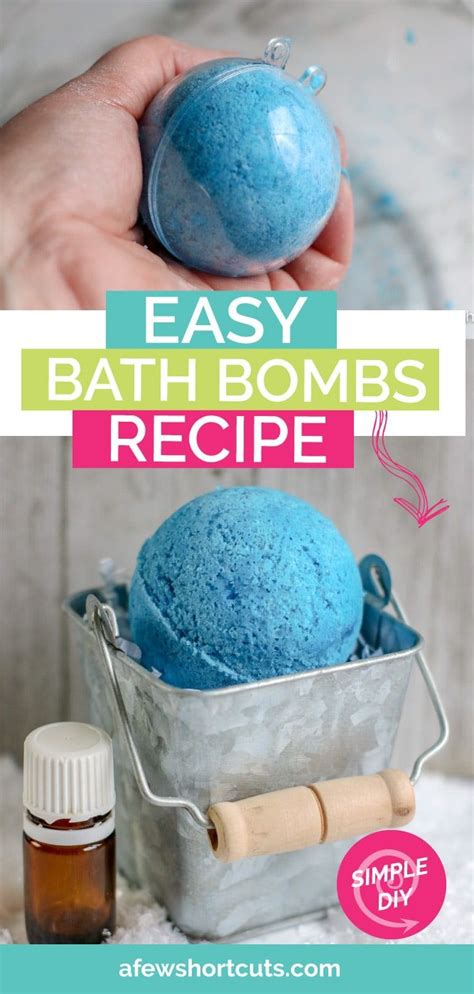 A simple bath bombs recipe to make your own relaxing bath & body products at home. Add your ...