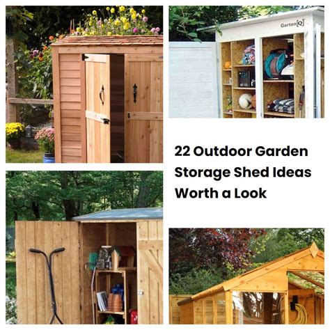 22 Outdoor Garden Storage Shed Ideas Worth a Look | SharonSable