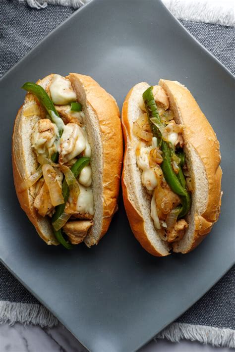 Easy Chicken Cheesesteaks In Just 15 Minutes