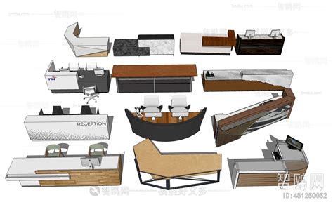 Modern Counter Bar sketchup Model Download - Model ID.481250052 | 1miba