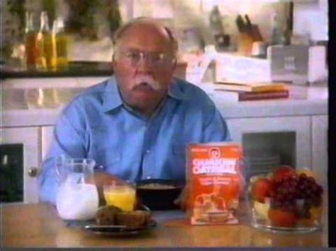 1993 Quaker Oatmeal Commercial (with Wilford Brimley) | Quaker oatmeal, Brimley, Oatmeal