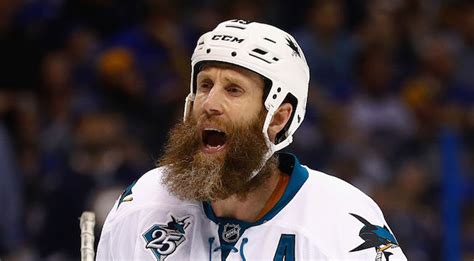 Joe Thornton Got Part Of His Beard Ripped Out During A Fight - BroBible