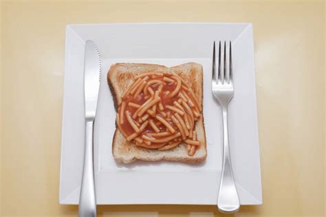 Tinned Spaghetti And Toast Image Free Photo