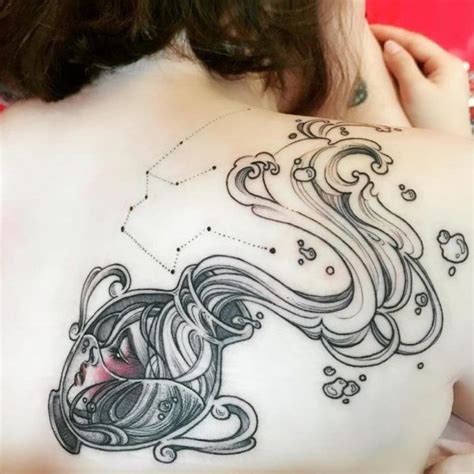 37 Awe-Inspiring Aquarius Tattoos For Women | Aquarius tattoo, Tattoos for women, Tattoo designs