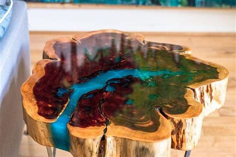 Awesome Resin Wood Table That Will Make You Want to Have It - Hoommy.com | Wood resin table ...