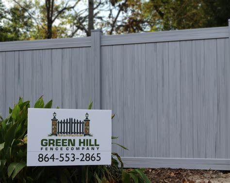 Driftwood-Gray-Vinyl-Privacy-Fence-Greer-SC | Greenville Fences