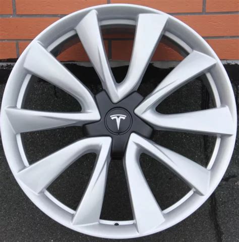 20& INCH RIMS Fit Tesla Model Y Model 3 Satin Black 2022 Wheels EUR 1. ...