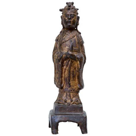 17th Century Chinese Bronze Ming Dynasty Statue at 1stDibs | ming ...