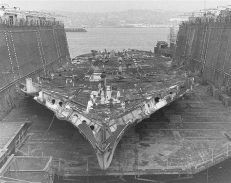 Remnants of USS West Virginia (BB-48) Scrapping