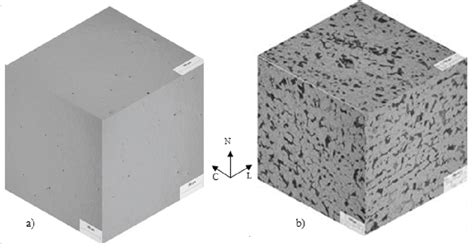 a) Inclusions content, b) ferrite-pearlite microstructure. In both... | Download Scientific Diagram