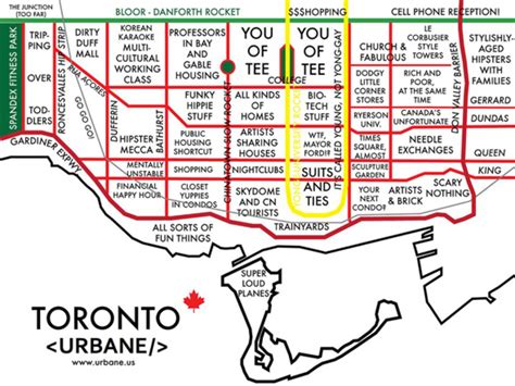 New map charts Toronto neighbourhoods by stereotype