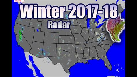 Weather In Motion: Winter 2017-18 US Radar - YouTube