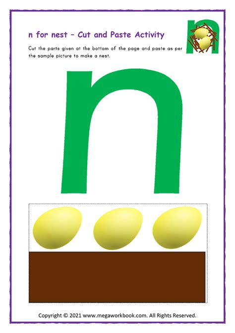 Letter N Worksheets - Letter N Activities For Preschoolers - Letter N Crafts - Letter N ...