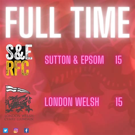 London Welsh RFC 🇺🇦 on Twitter: "FULL TIME WHAT A GAME!!!! As tight as you like here at ...