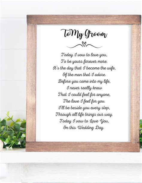 To My Groom-letter to Groom-from Bride-grooms Gift-wedding - Etsy in ...
