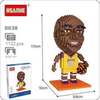 Lego Nano Block NBA Lakers Player Lebron James Michael Jordan Toy ...