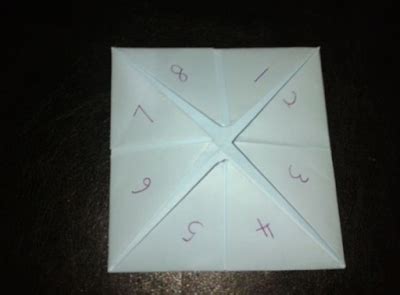 How To Make A Paper Fortune Teller (With Step By Step Instructions) ~ Parenting Times