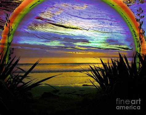 Rainbow Sunset Photograph by Karen Lewis | Fine Art America