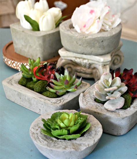 These DIY Concrete Planters Cost Just $1 to Make | Hip2Save