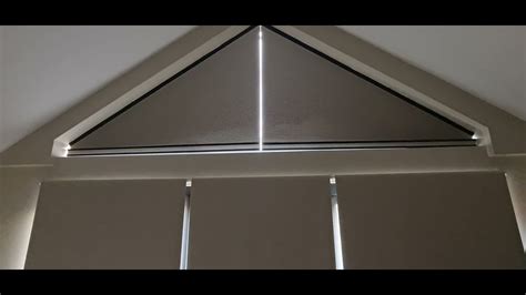 Lex Blinds: How to decorate triangular window - YouTube