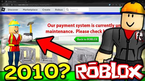 The oldest abandoned page on the roblox website... (IT WAS JUST ...