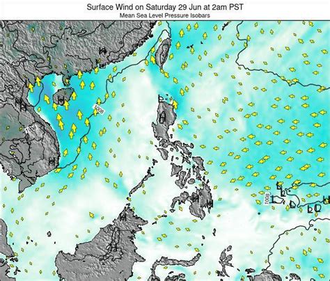 Philippines Surface Wind on Monday 06 Sep at 8am PHT