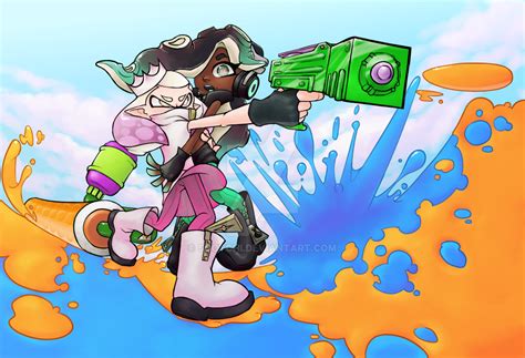 splatoon 2 pearl and marina by scotchi on DeviantArt