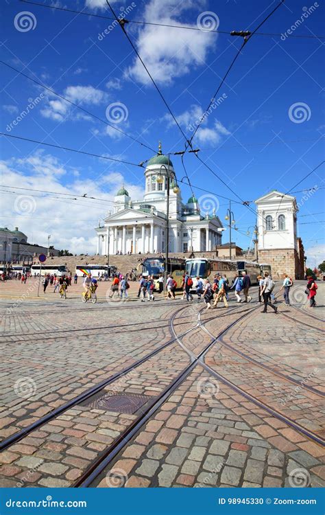 Senate Square in Helsinki editorial image. Image of finland - 98945330