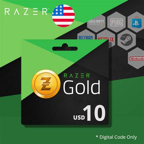 Razer Gold USD 10 (US) - HeavyArm Digital