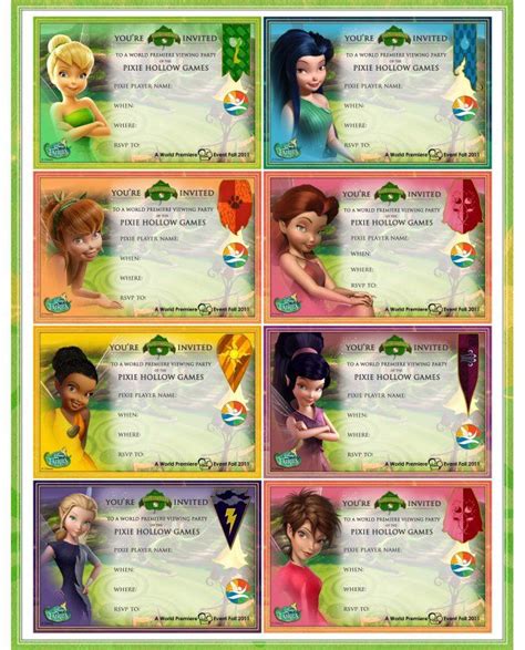 Tinkerbell Fairies Names