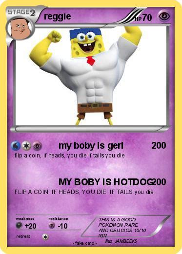 Pokémon reggie 93 93 - my boby is gerl - My Pokemon Card