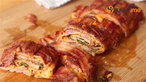 Keto Cheddar Bacon Explosion Recipe - YouTube