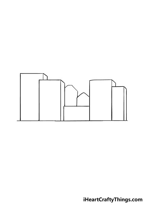 How to Draw A City – A Step by Step Guide | City drawing, Drawings ...