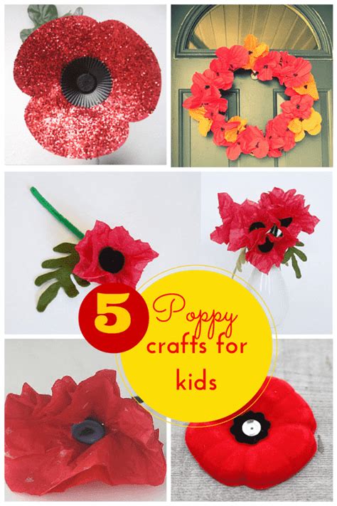 5 fabulous poppy crafts for Remembrance Day