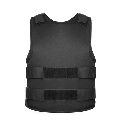 Black Concealed Bulletproof Vest Military Army Ballistic Vest Nij Iiia...