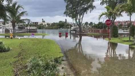 High tide, storm surge caused by Hurricane Michael spurs flooding across Tampa Bay | wtsp.com