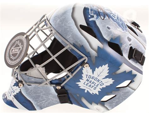 Frederik Andersen Signed Maple Leafs Full-Size Goalie Mask (JSA COA ...