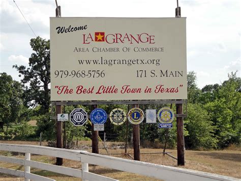 Geographically Yours Welcome: La Grange, Texas