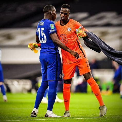 New Chelsea goalkeeper Edouard Mendy makes his debut with the club | Chelsea strikers ...