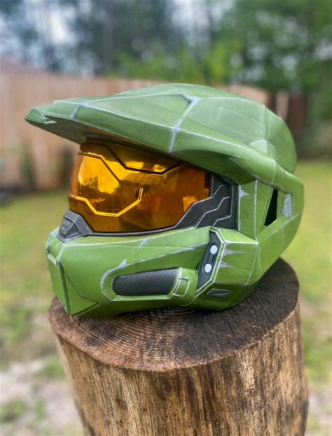 Halo Infinite Master Chief Helmet Wearable Full Size Halo - Etsy