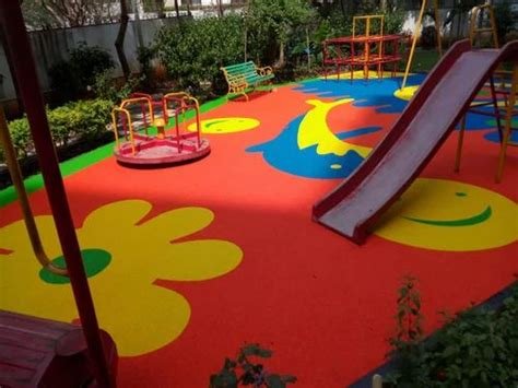 Fiber House Multicolor Playground Rubber Flooring, For Exercise Room ...