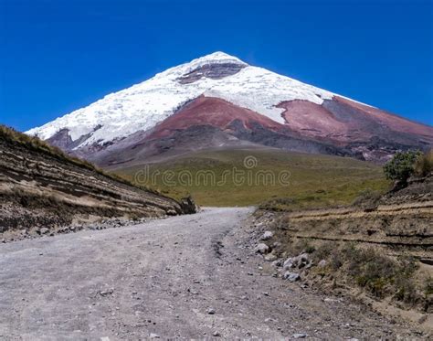 View Of Snow Capped Cotopaxi Volcano, Ecuador Stock Photo - Image of ...