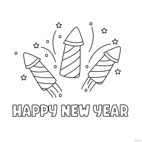 New Year's Eve Drawing in EPS, Illustrator, JPG, PSD, PNG, SVG - Download | Template.net