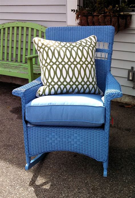 New Lloyd Flanders outdoor wicker rocker. Relax! | Modern patio furniture, Furniture, Sectional ...